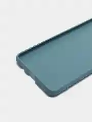 Синий меланж чехол Samsung Galaxy A51 силиконовый матовый