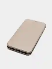 Золотой чехол книжка Samsung Galaxy M20 с функцией подставки