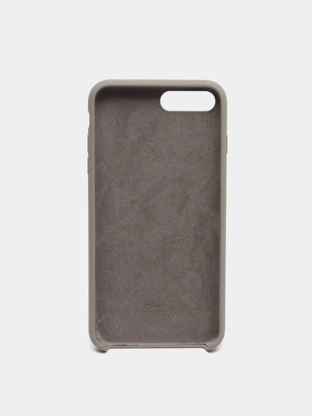 Серый чехол Silicone Case (Чехол силиконовый) для iPhone 8/ iPhone 8 plus