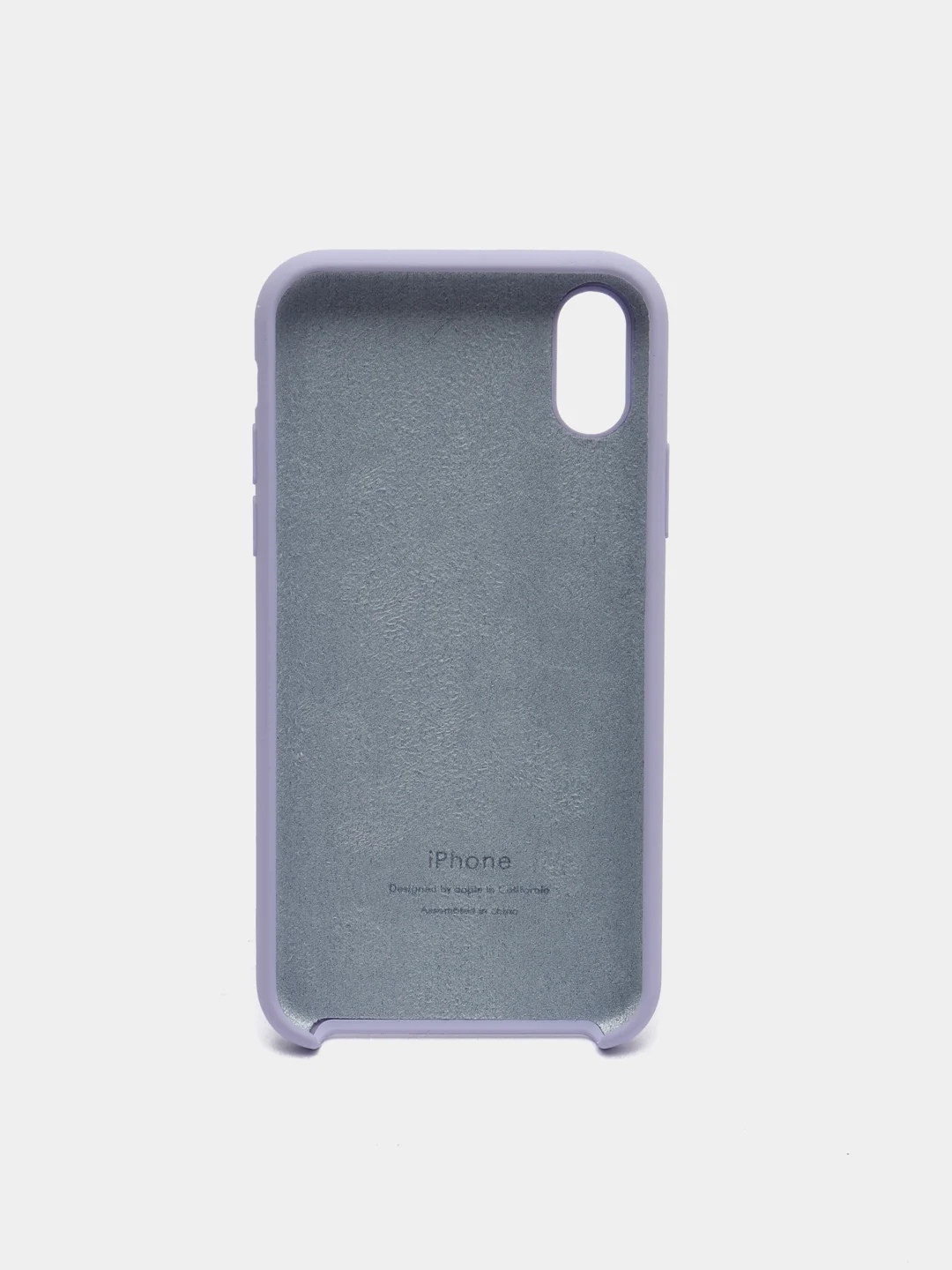 Лавандовый чехол Silicone Case ( Чехол силиконовый ) для iPhone X
