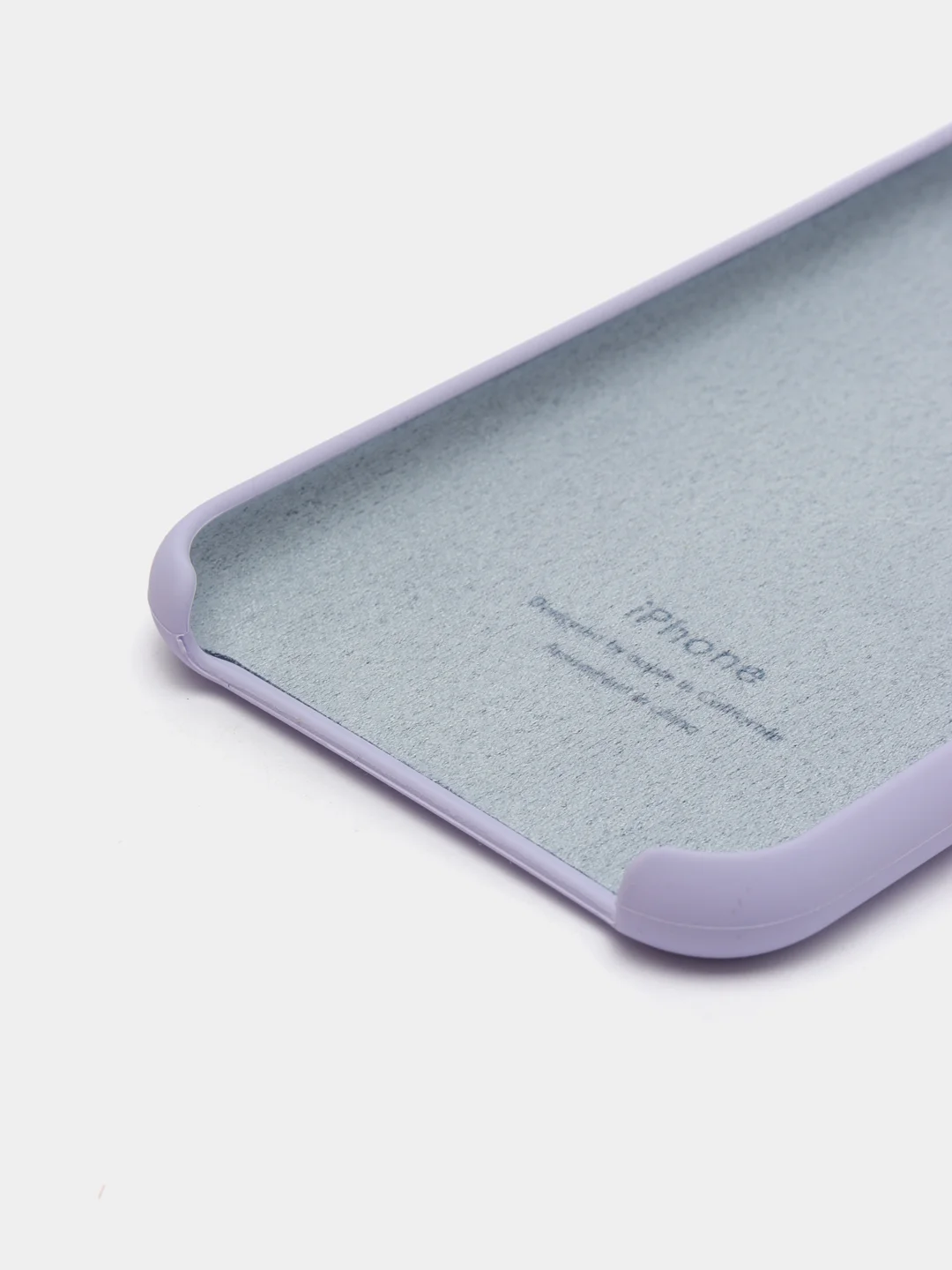Лавандовый чехол Silicone Case ( Чехол силиконовый ) для iPhone X