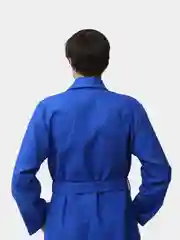 Синий халат вафельный мужской Великан, Макси, банный, домашний, 100% хлопок р.56-62