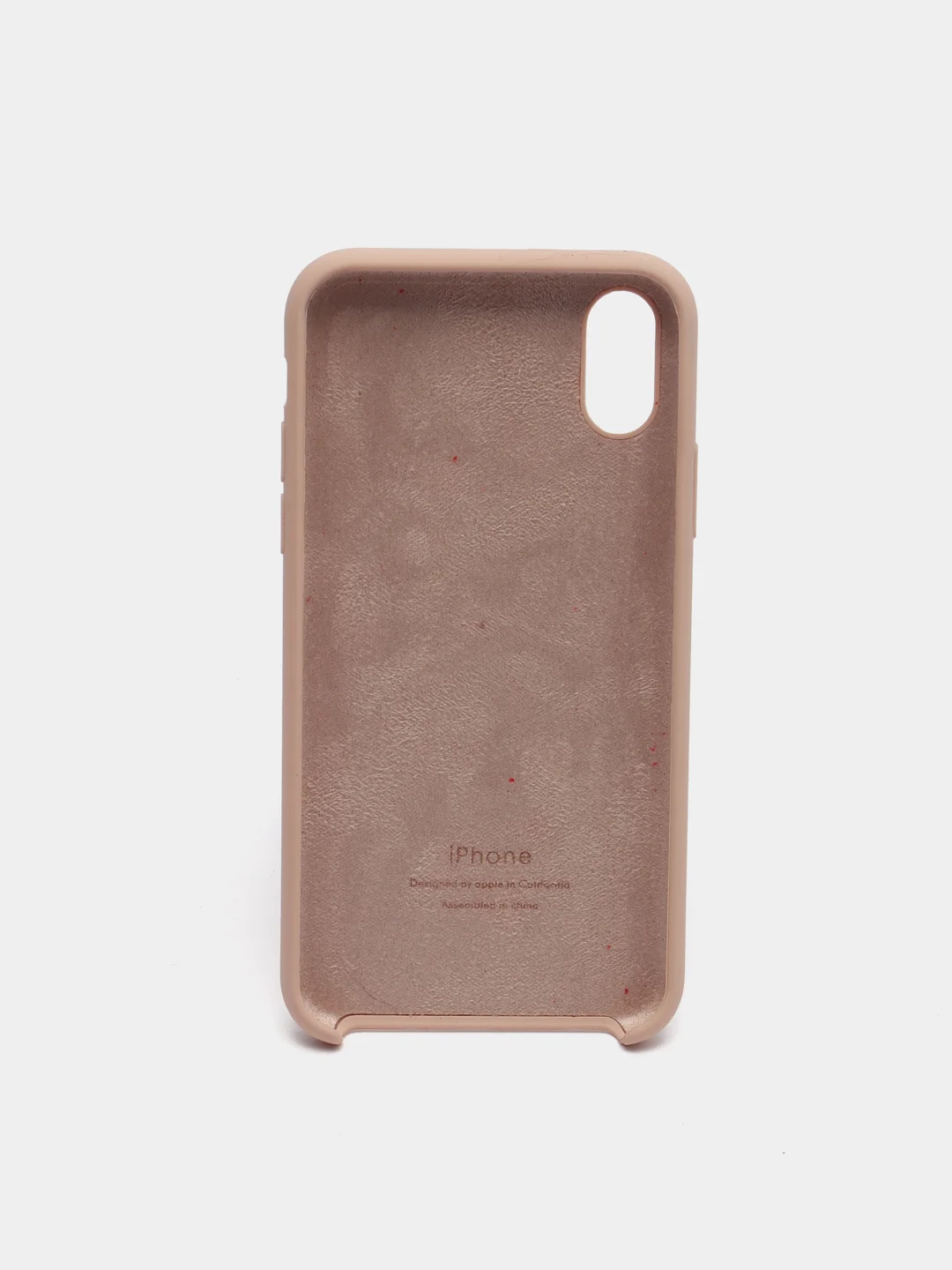 Кремовый чехол Silicone Case ( Чехол силиконовый ) для iPhone X