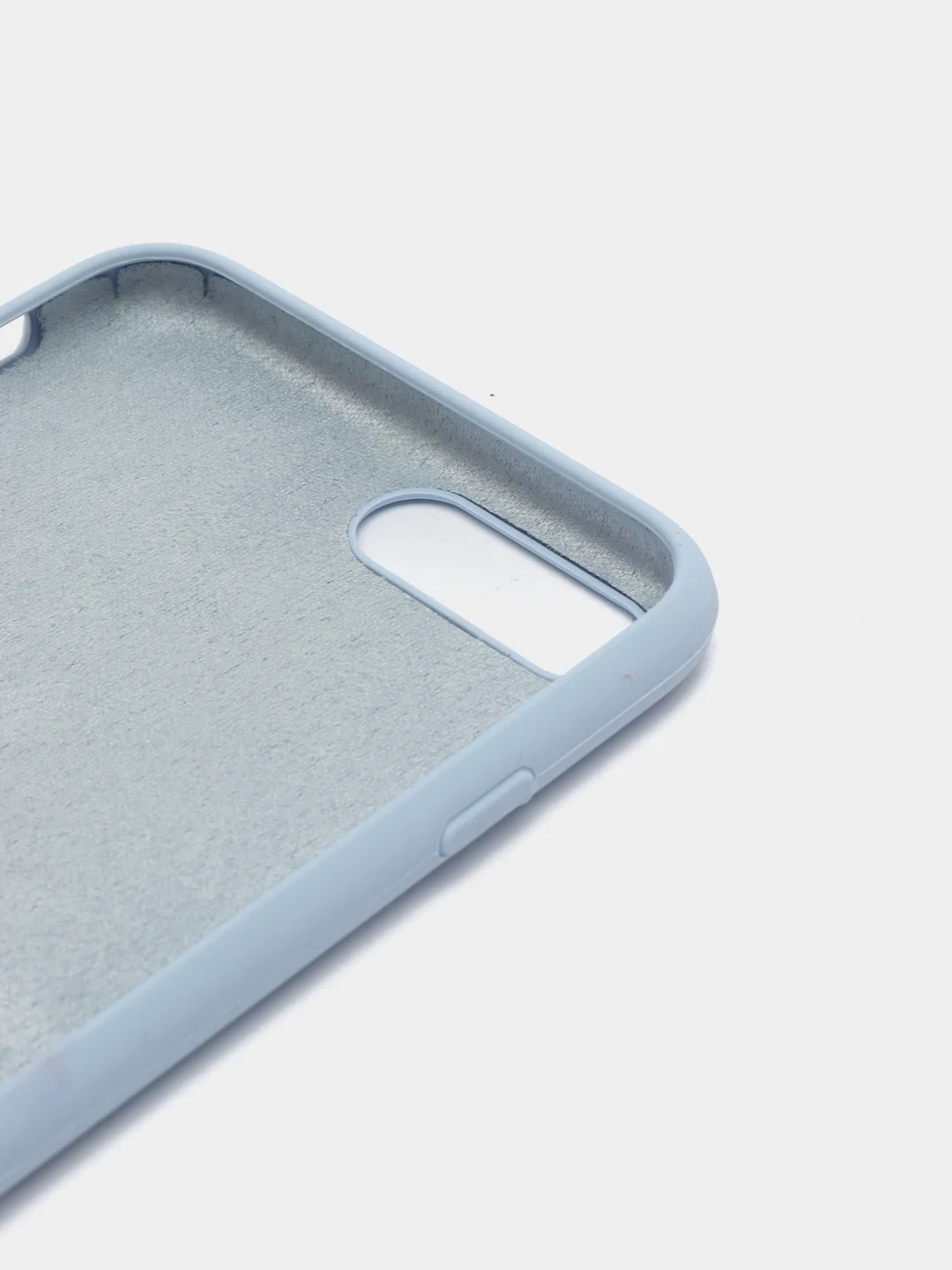 Светло-синий чехол Silicone Case ( Чехол силиконовый ) для iPhone 7/ iPhone 7 plus