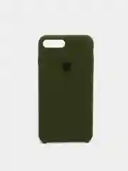 Тёмно-зелёный чехол Silicone Case ( Чехол силиконовый ) для iPhone 7/  iPhone 7 plus