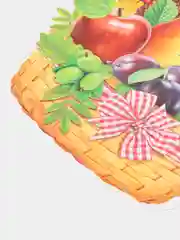 Белый открытка для украшения на скотче