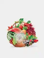 Алый открытка для украшения на скотче
