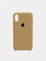 Горчичный чехол Silicone Case ( Чехол силиконовый ) для iPhone XS / XS MAX