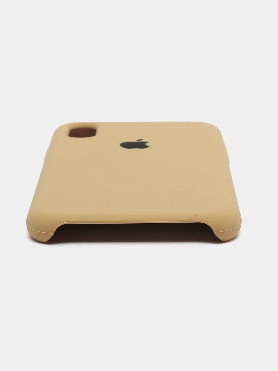 Горчичный чехол Silicone Case ( Чехол силиконовый ) для iPhone XS / XS MAX