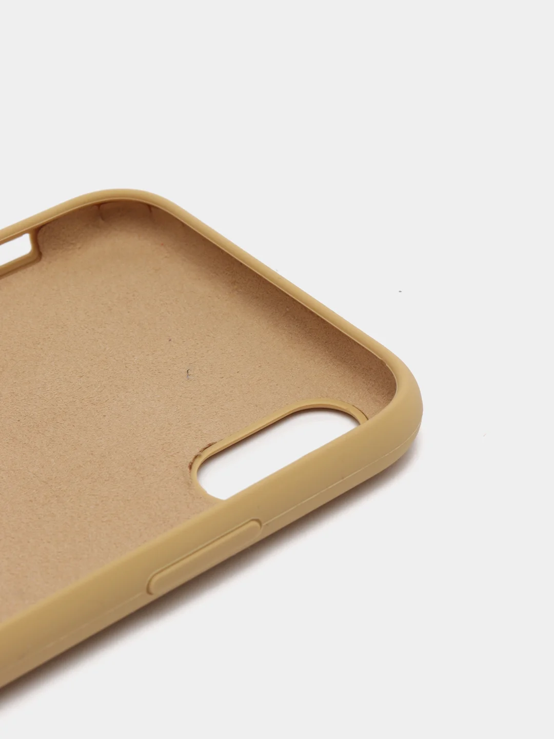 Горчичный чехол Silicone Case ( Чехол силиконовый ) для iPhone XS / XS MAX