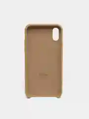 Горчичный чехол Silicone Case ( Чехол силиконовый ) для iPhone XS / XS MAX