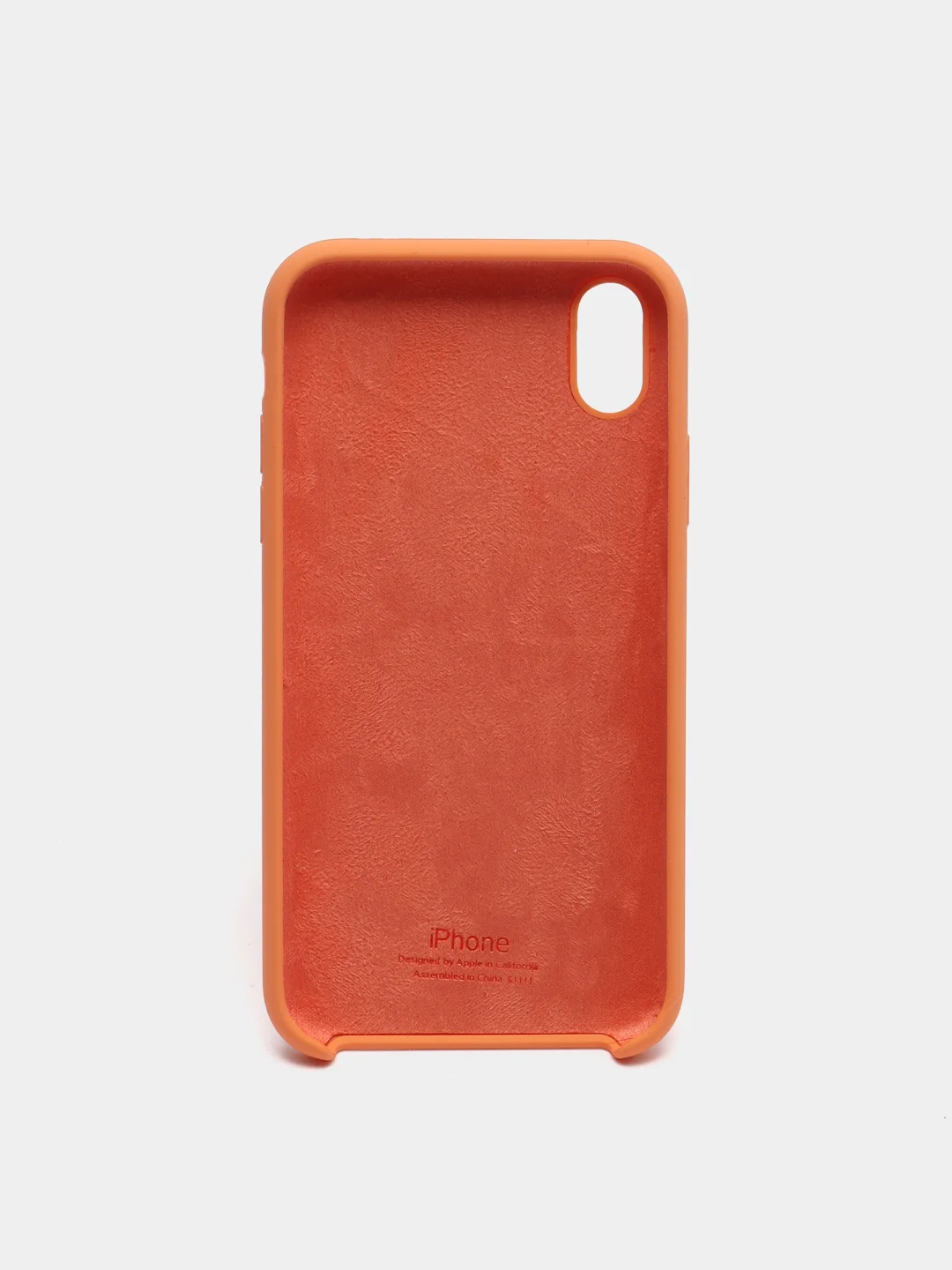 Светло-оранжевый чехол Silicone Case ( Чехол силиконовый ) для iPhone XR