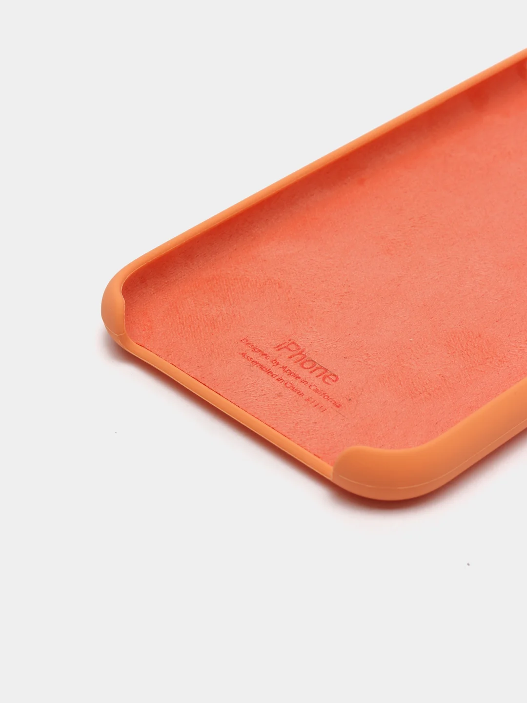 Светло-оранжевый чехол Silicone Case ( Чехол силиконовый ) для iPhone XR