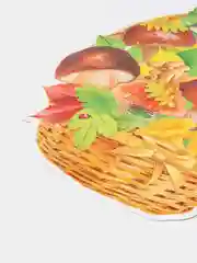 Бежевый открытка для украшения на скотче