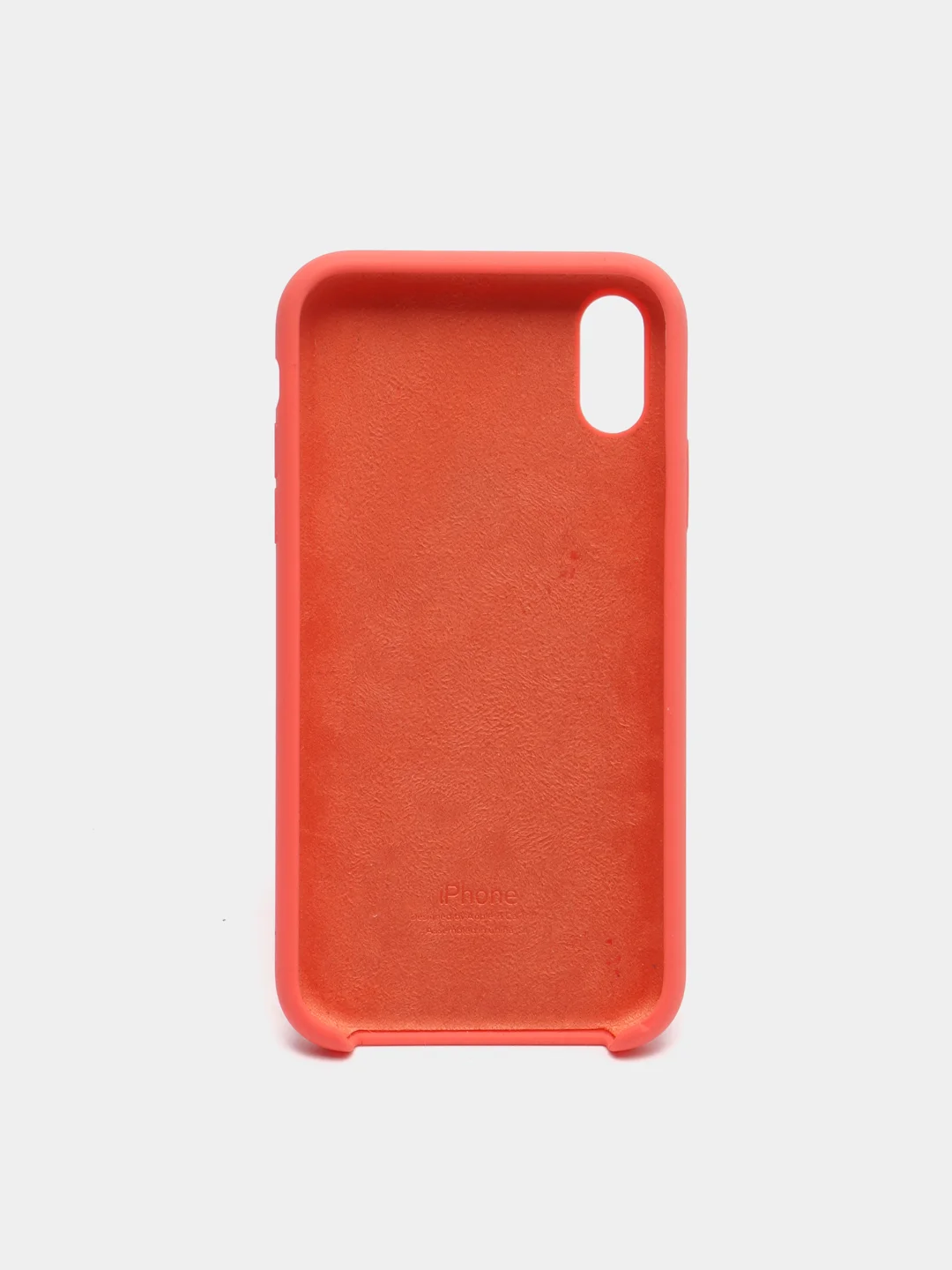 Оранжевый чехол Silicone Case ( Чехол силиконовый ) для iPhone XR