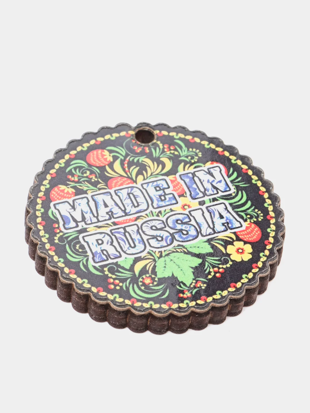 Черный бирка "Made in Russia"