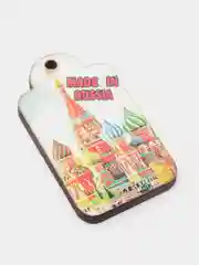 Белый бирка "Made in Russia"