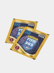 Футбольные наклейки Panini FIFA 365, набор из двух пакетиков