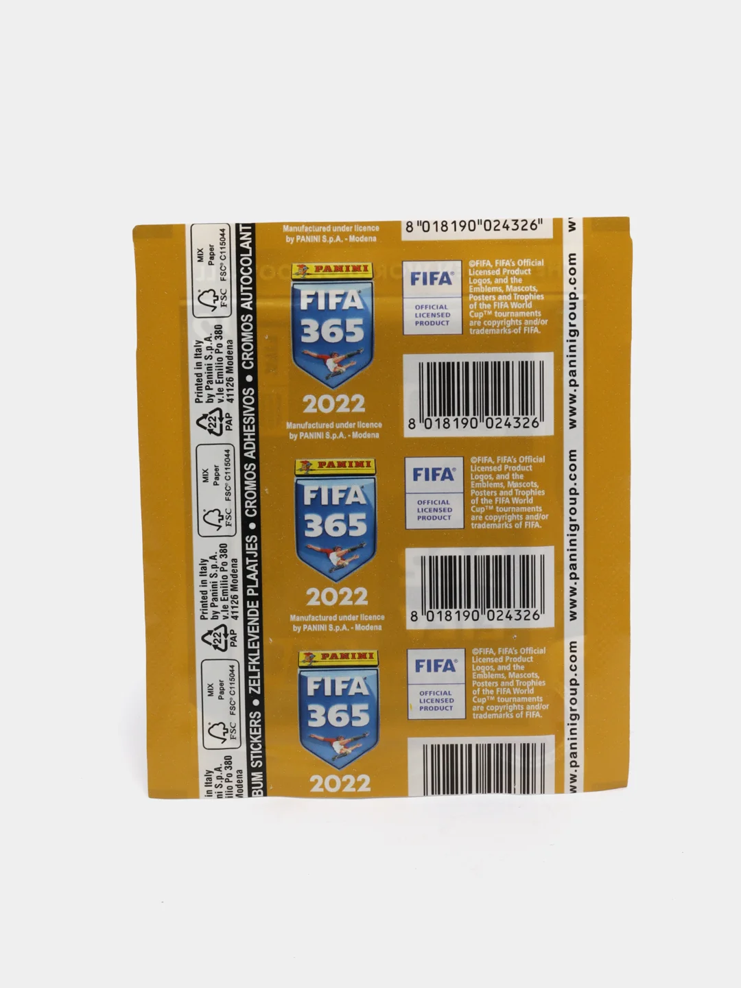 Футбольные наклейки Panini FIFA 365, набор из двух пакетиков