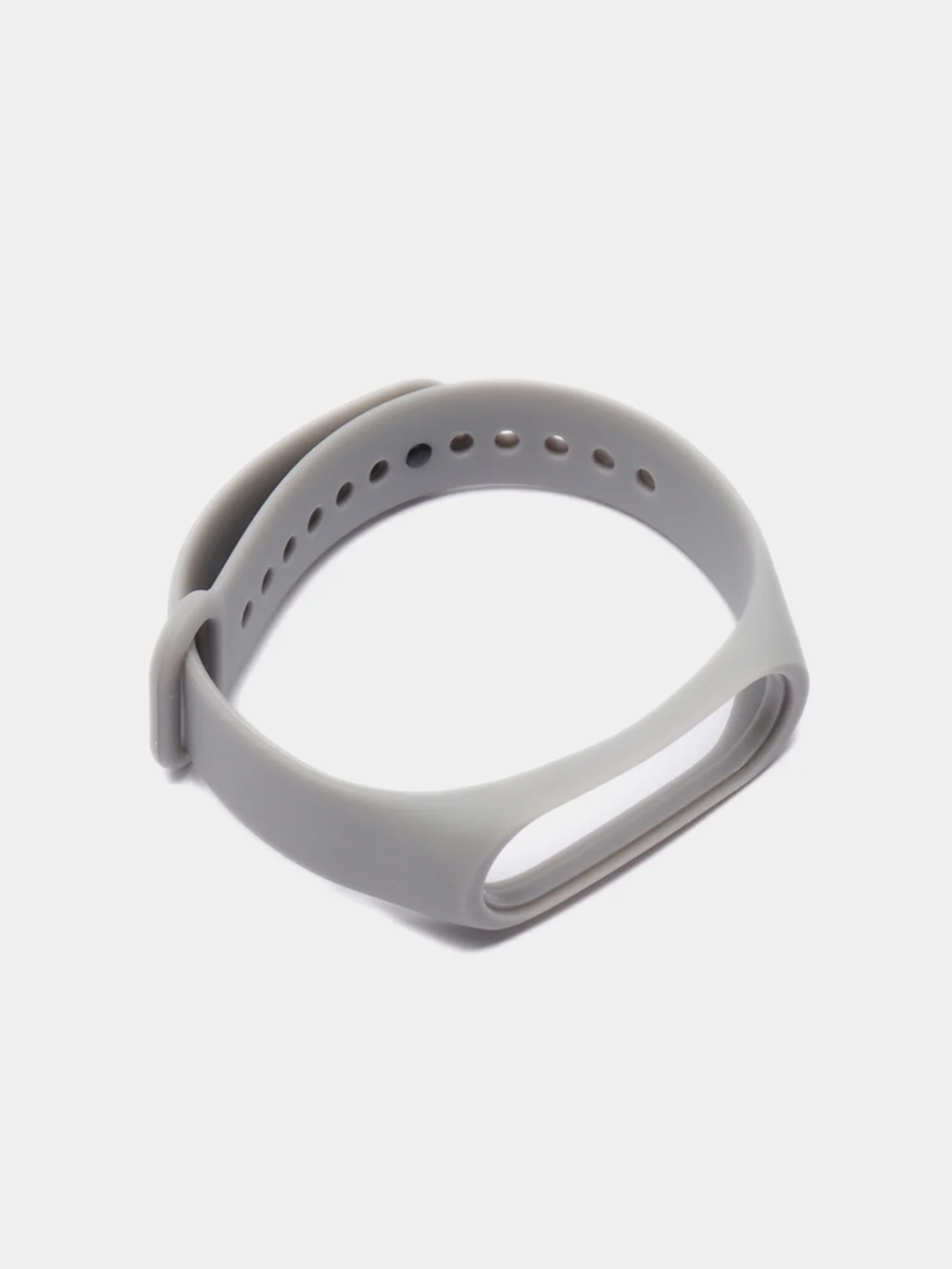 Серый ремешки из силикона для Xiaomi Mi Band 3 и Mi Band 4, 15 цветов