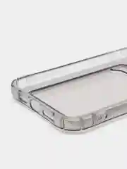 Серый чехол силиконовый с карманом для карты айфон 13, 12, 11 Pro Max, Mini, X, XR, 7, 8, Plus