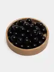 Черный бусины под жемчуг, 8 мм
