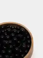 Черный бусины под жемчуг, 6 мм