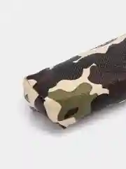 Черный пенал школьный  мягкий на молнии узкий