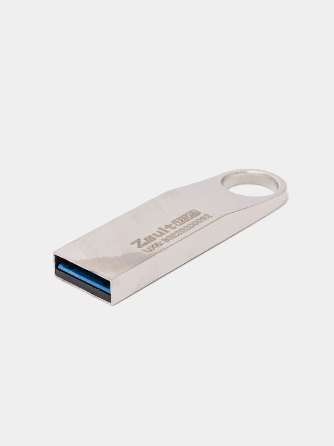 Серебряный флеш-накопитель металлический, USB, на 4, 8, 16, 32, 64, 128Gb, USB 2.0, 3.0