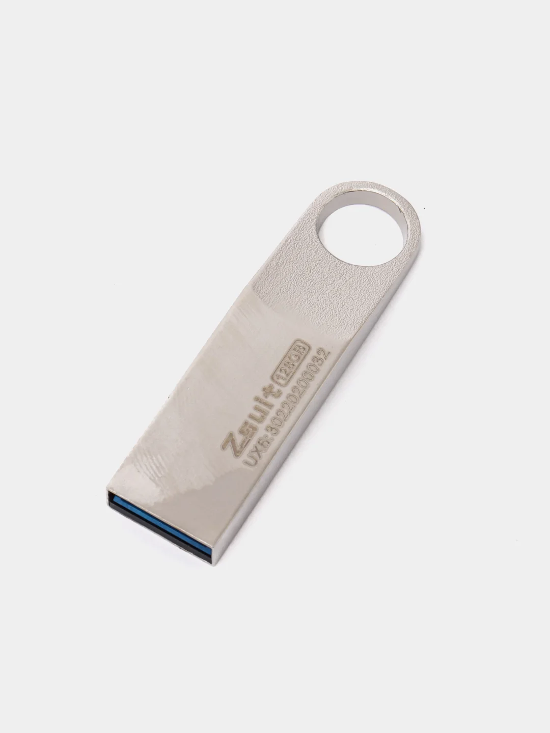 Серебряный флеш-накопитель металлический, USB, на 4, 8, 16, 32, 64, 128Gb, USB 2.0, 3.0