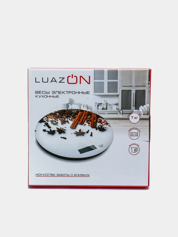 Весы кухонные LuazON LVK-701 "Апельсин", электронные, до 7 кг