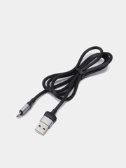 Кабель borofone BX28 "Dignity", micro USB, металлический, серый