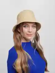 Песочный хаки панама однотонная унисекс