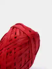Красный пряжа Arachna "Papyrus" рафия