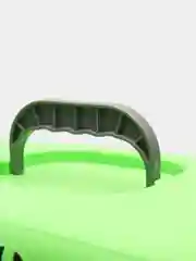 Зеленый пластиковая сумка-переноска для перевозки кошек, собак мелких пород и грызунов