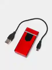 Красный usb Электрическая импульсная дуговая зажигалка