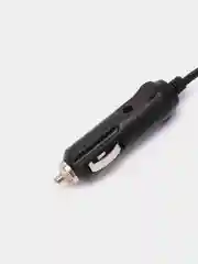 Оранжевый пылесос автомобильный мощностью 120 W, без мешка