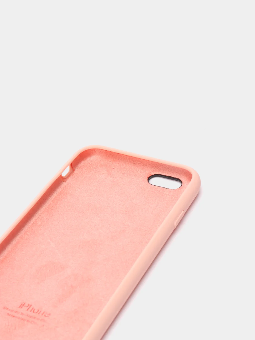 Коралловый меланж чехол Silicone Case для iPhone 6 6s