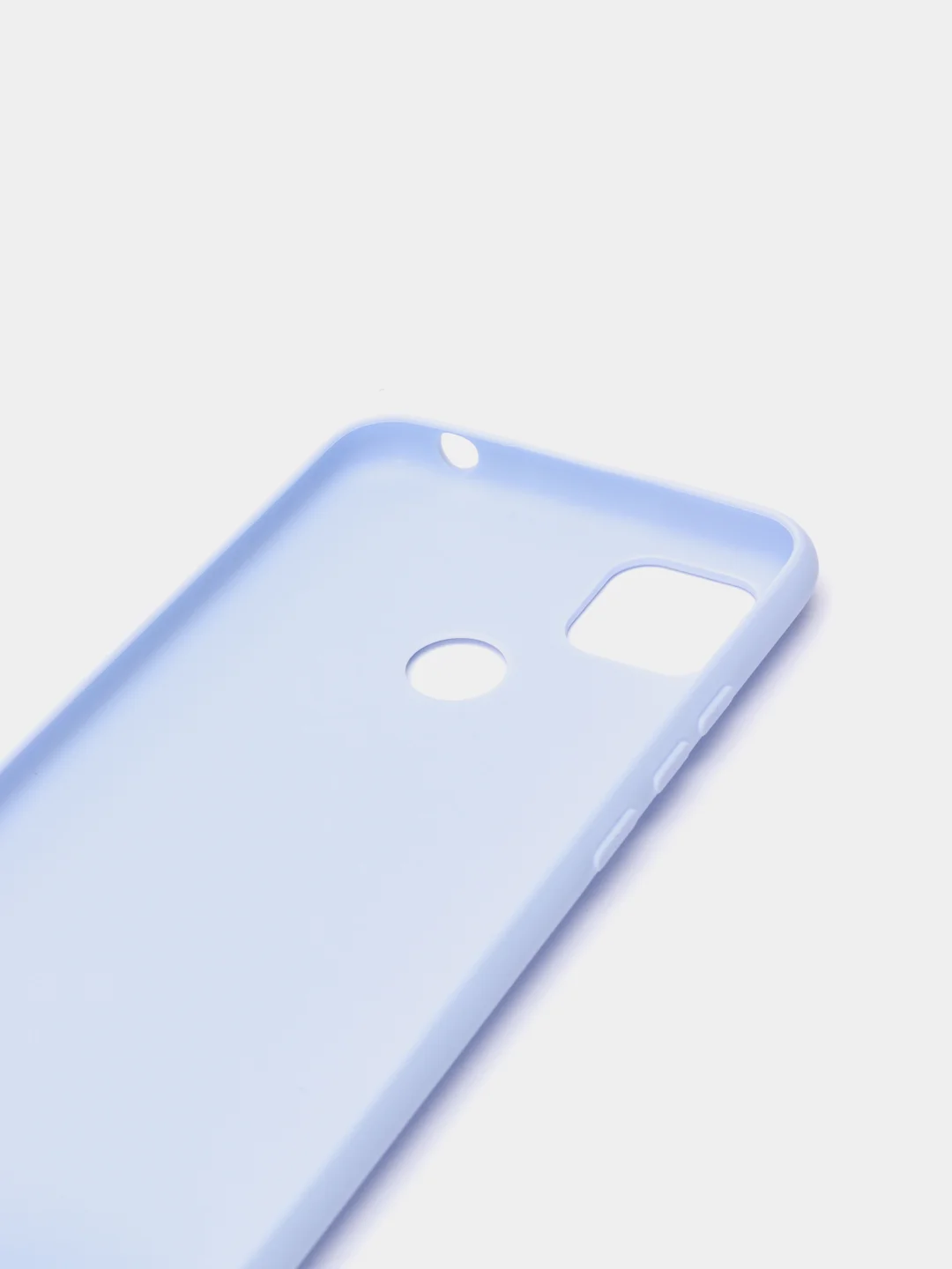 Небесно-голубой чехол для Xiaomi Redmi 9С силиконовый матовый однотонный