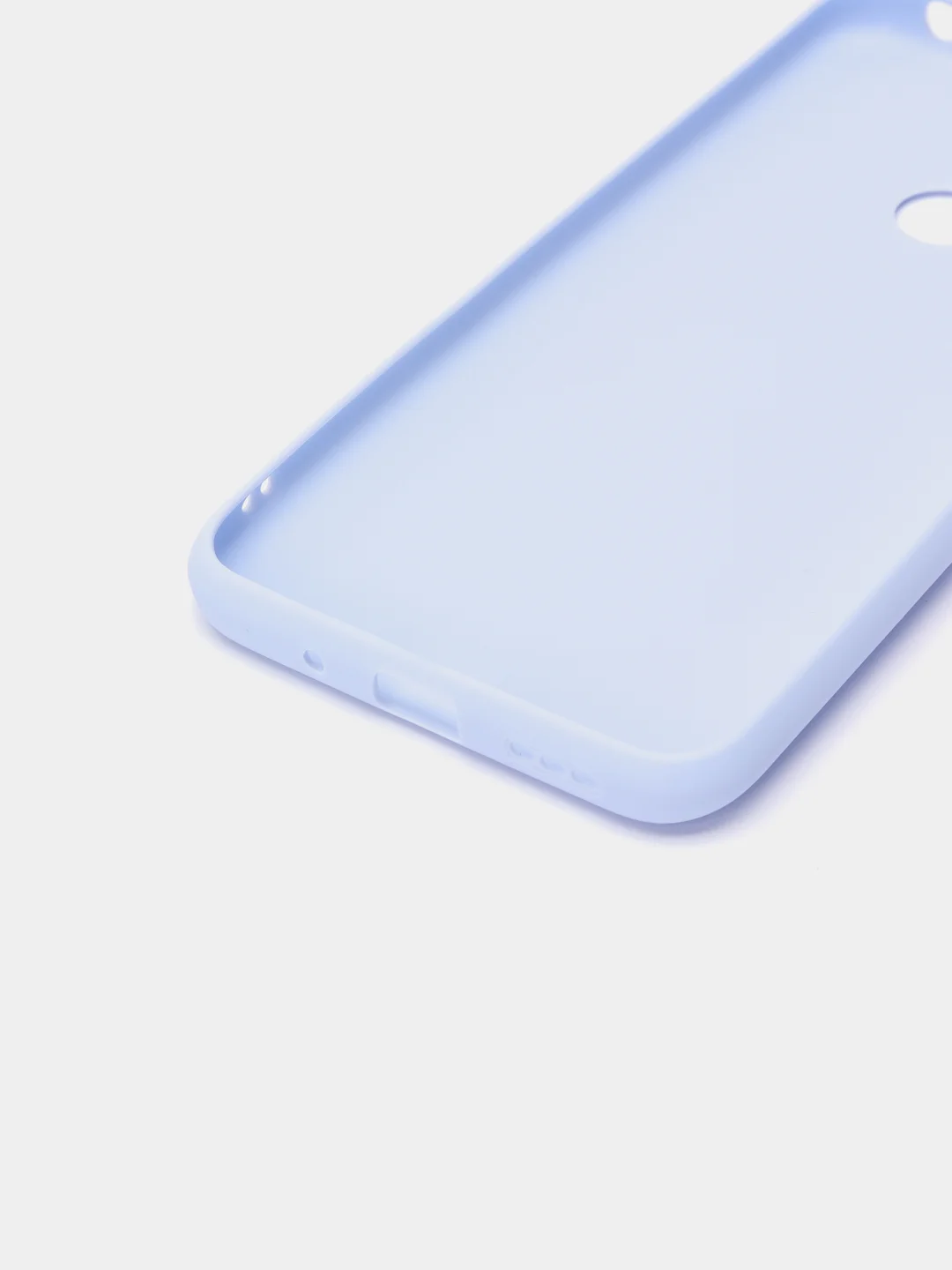 Небесно-голубой чехол для Xiaomi Redmi 9С силиконовый матовый однотонный