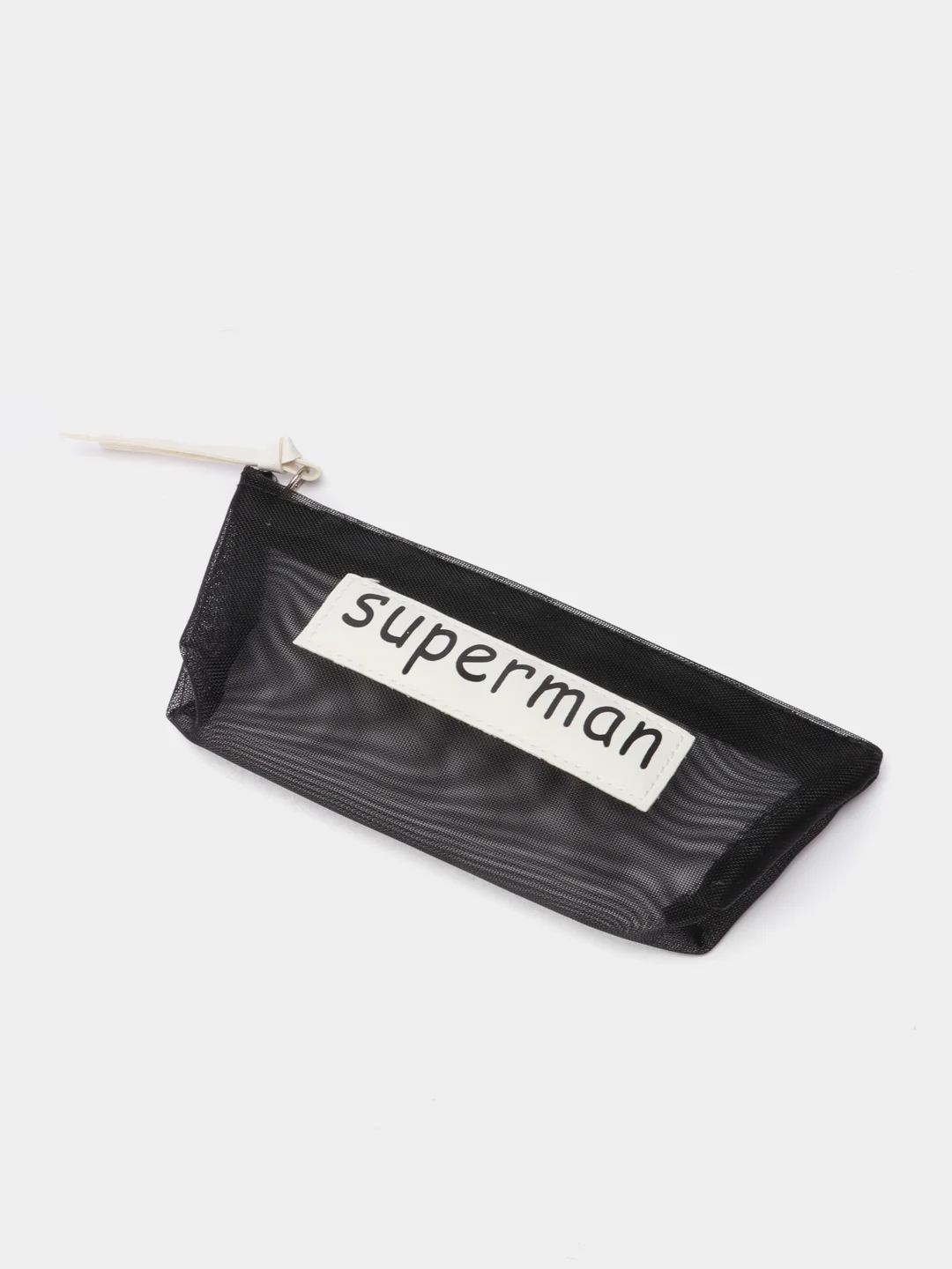 Белый пенал "SOS", "Superman", органайзер для канцтоваров, пенал для канцтоваров, косметичка