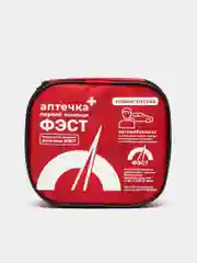 Автомобильная аптечка первой помощи "ФЭСТ" состав 2024, по приказу №1080н, мягкий футляр