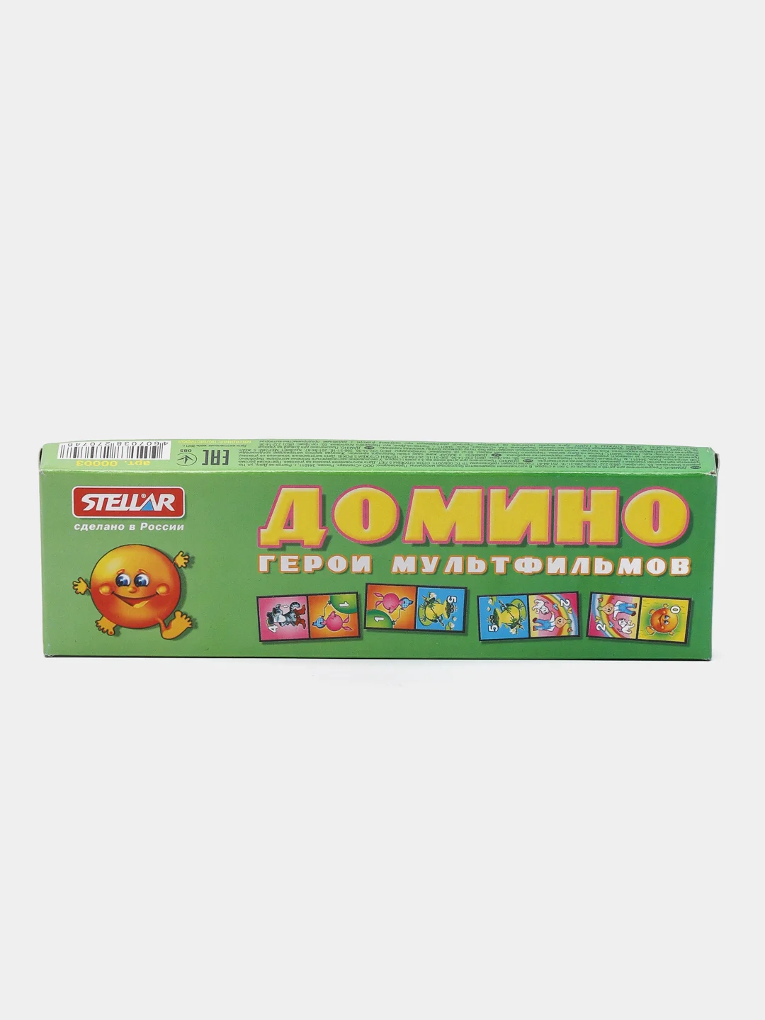 Салатовый домино детское, пластик
