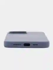 Темно-синий чехол для iPhone 13 Pro Max 6.7" Silicone Case закрытый низ с логотипом