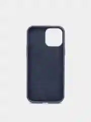 Темно-синий чехол для iPhone 13 Pro Max 6.7" Silicone Case закрытый низ с логотипом