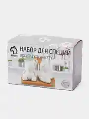 Набор для специй "Мишки", 2 штуки: солонка и перечница