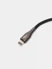 Черный кабель для зарядки с индикатором, iP, Вегас, 1м, 2,4A, Быстрая зарядка QC3.0, микс цветов