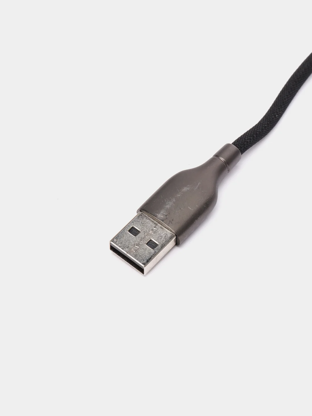 Черный кабель для зарядки с индикатором, iP, Вегас, 1м, 2,4A, Быстрая зарядка QC3.0, микс цветов