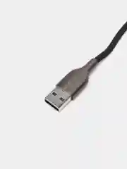 Черный кабель для зарядки с индикатором, iP, Вегас, 1м, 2,4A, Быстрая зарядка QC3.0, микс цветов