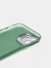 Зеленый чехол для iPhone 11 пластиковый матовый ультратонкий  с защитой камеры